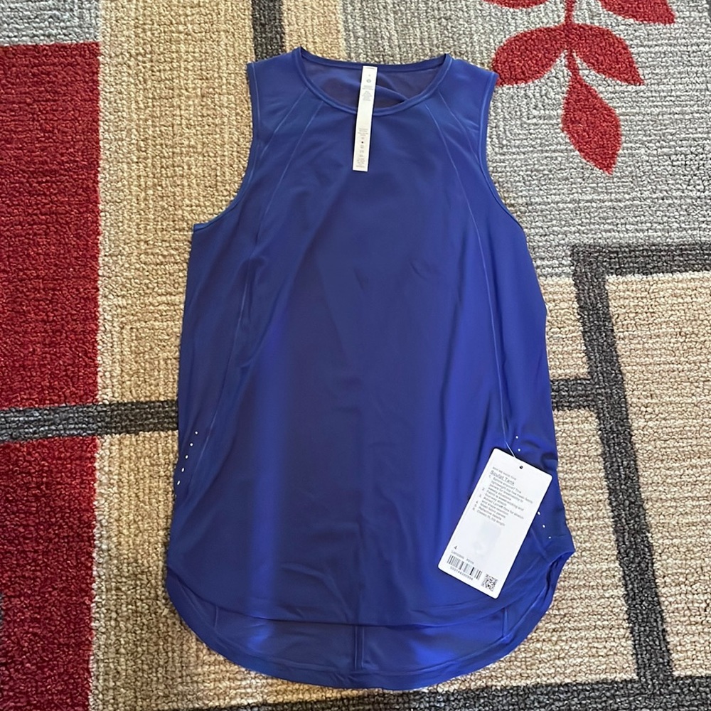 BRAND NEW Lululemon Royal Blue Sculpt tank